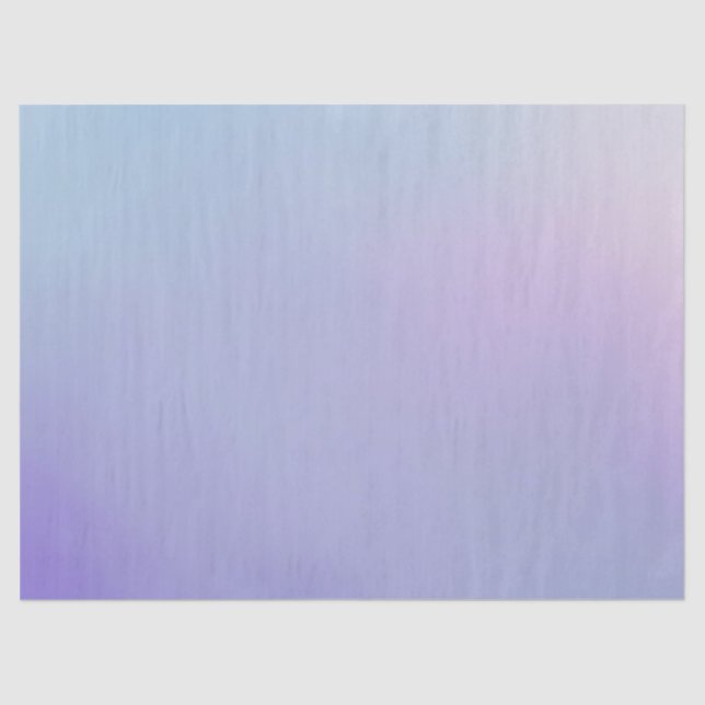 Gradient Blue, Purple, Lilac  Tissue Paper (Front)