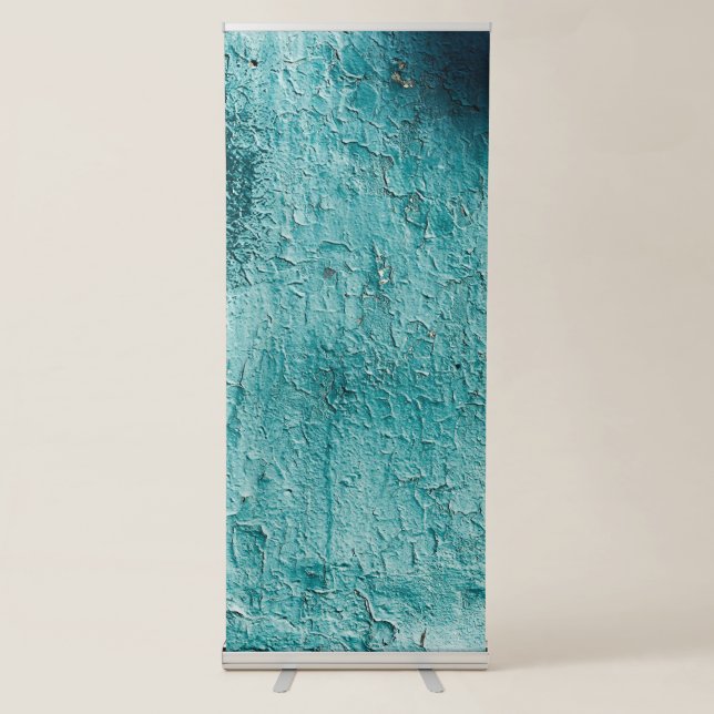 Gradient Blue Texture With Noise Best Vertical  Retractable Banner (Front)