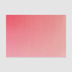 Gradient Blush Pink, Coral  Tissue Paper