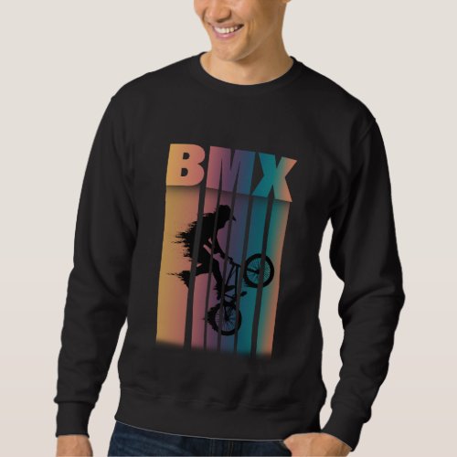 Gradient BMX freestyle biker Sweatshirt