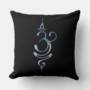 Gradient Breathe  Throw Pillow