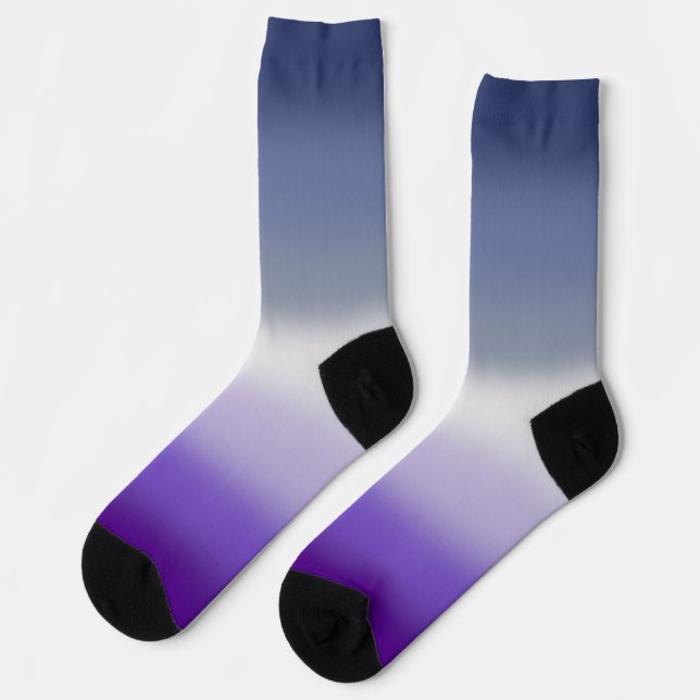 Gradient Butch Lesbian Pride Flag Socks (Left)
