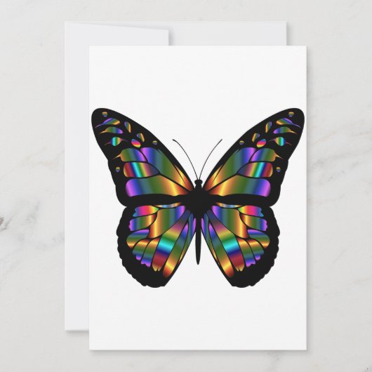 Gradient butterfly cartoon (Front)