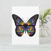 Gradient butterfly cartoon (Standing Front)