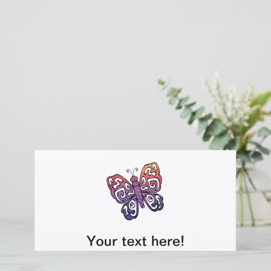Gradient butterfly clipart (Standing Front)