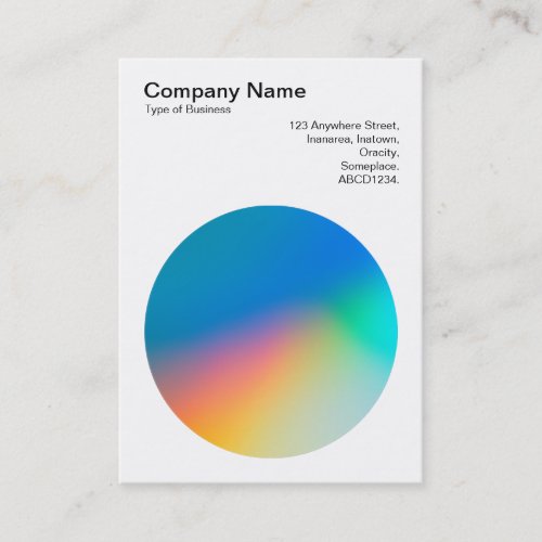 Gradient Circle 01 Business Card