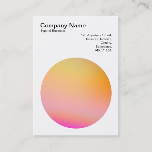 Gradient Circle 02 Business Card