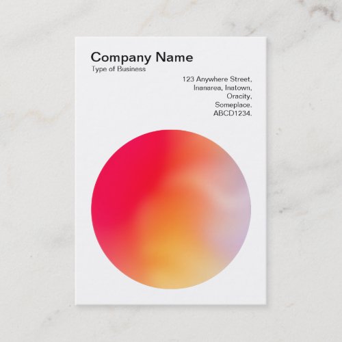 Gradient Circle 04 Business Card