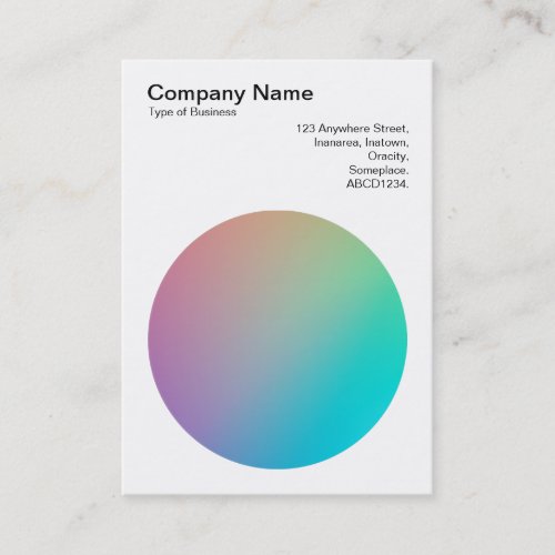 Gradient Circle 05 Business Card