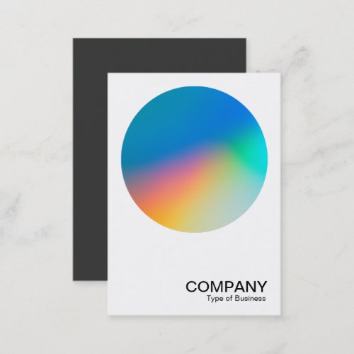 Gradient Circle v2 01  Business Card