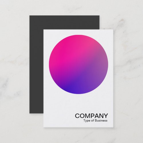 Gradient Circle v2 06 Business Card