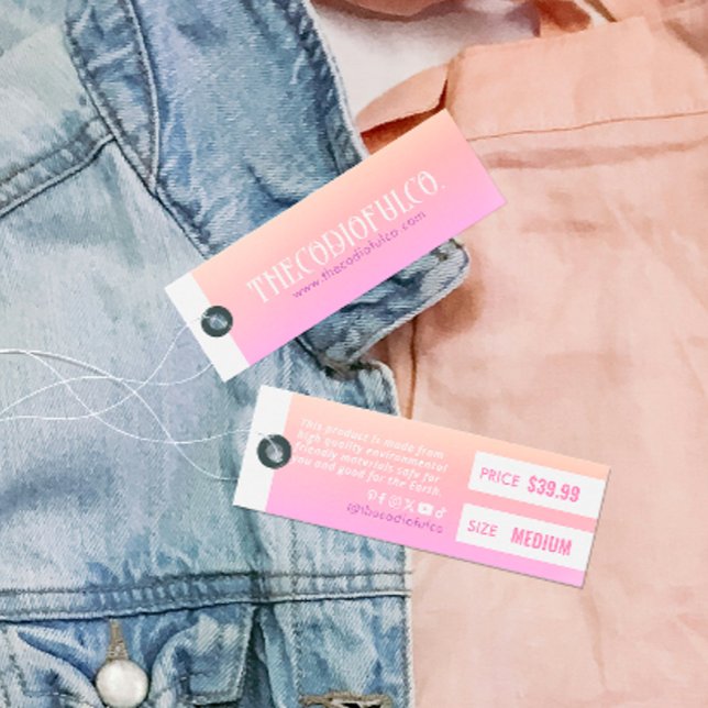 Gradient Clothing Price Hang Tag (Creator Uploaded)