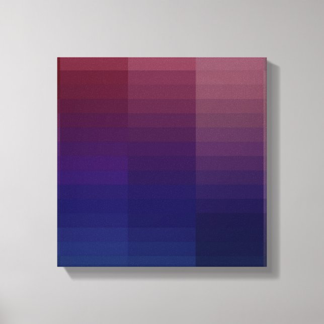 Gradient Color Pattern Canvas Print (Front)