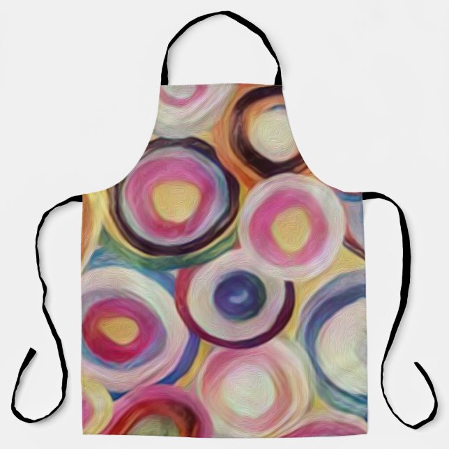Gradient color, rough texture background. apron (Front)