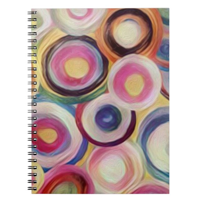 Gradient color, rough texture background. notebook (Front)
