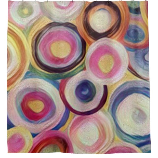Gradient color, rough texture background. shower curtain (Front)