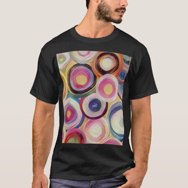 Gradient color, rough texture background. T-Shirt (Front)