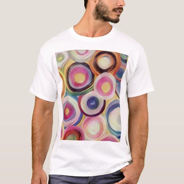 Gradient color, rough texture background. T-Shirt (Front)