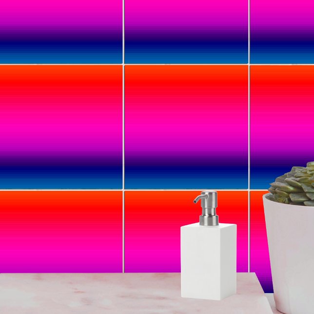 Gradient Color Sunset Blend Ceramic Tile (Gradient Color Sunset Blend Ceramic Tile)