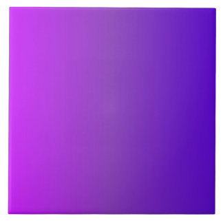 Gradient Colors Purple  Ceramic Tile