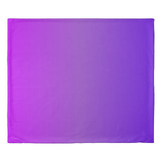 Gradient Colors Purple  Duvet Cover