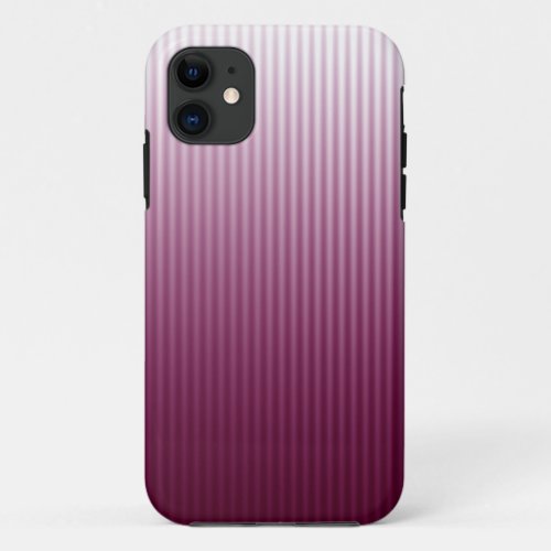 Gradient Cool Stylish Trendy Modern Stripe Pattern iPhone 11 Case