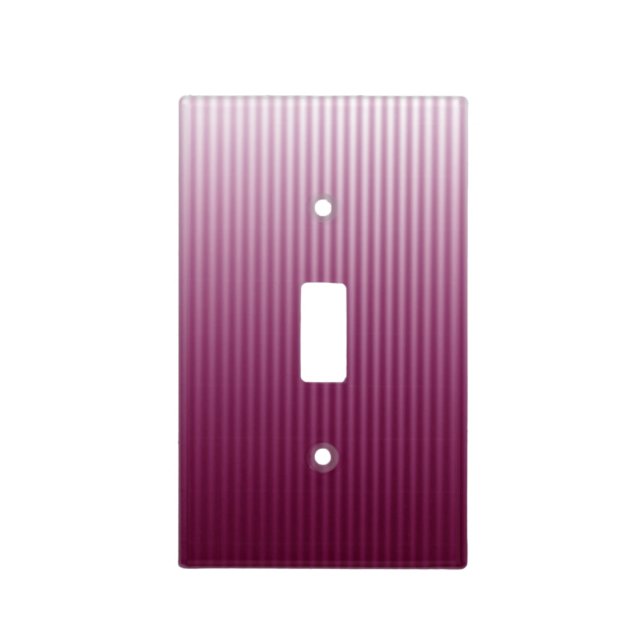 Gradient Cool Stylish Trendy Stripes Light Switch Cover (Front)