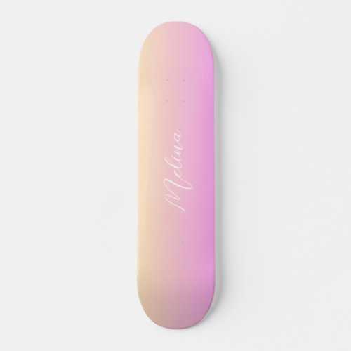 gradient  custom name Skateboard
