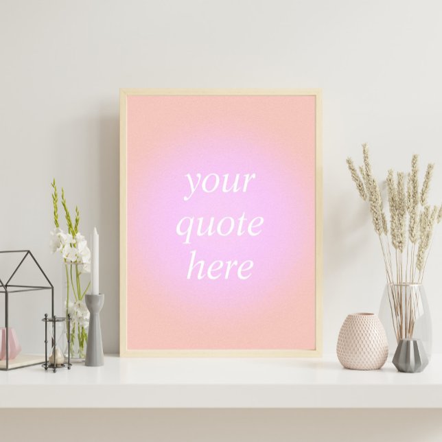 Gradient Custom Quote Poster (Creator Uploaded)