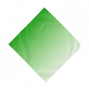 Gradient Dark Green to Light Green Bandana