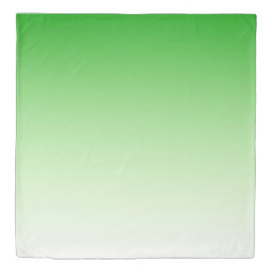 Gradient Dark Green to Light Green duvet cover