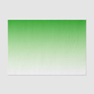 Gradient Dark Green to Light Green tissue paper