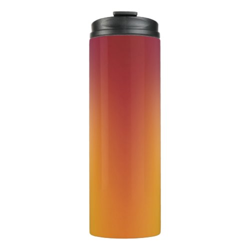 gradient design background on thermal tumbler