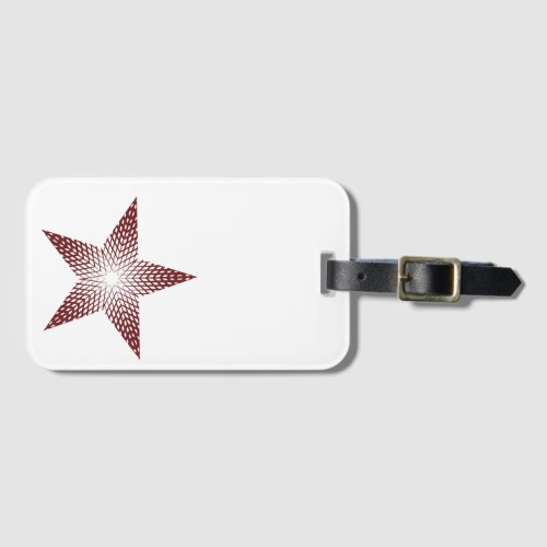 gradient design on luggage tag