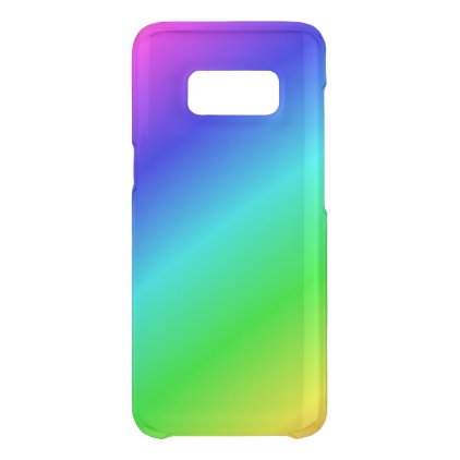 Gradient diagonale rainbow-coloured uncommon samsung galaxy s8 case