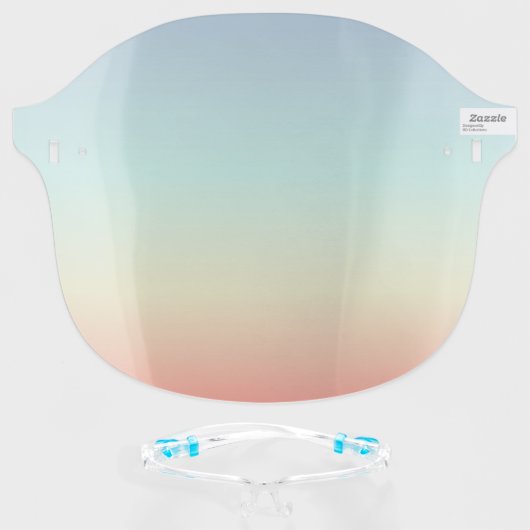 Gradient Face Shield (Front w/Glasses)