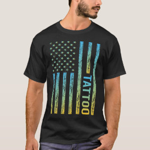Gradient Flag 01 Tattoo Tattoos T-Shirt