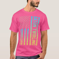 Gradient Flag 02 Baton Twirling Twirl Twirler