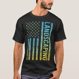 Gradient Flag 02 Landscaping Landscape Landscaper T-Shirt