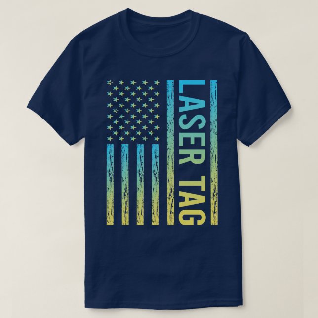 Gradient Flag 02 Laser Tag T-Shirt (Design Front)