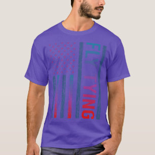 Gradient Flag Fly Tying T-Shirt