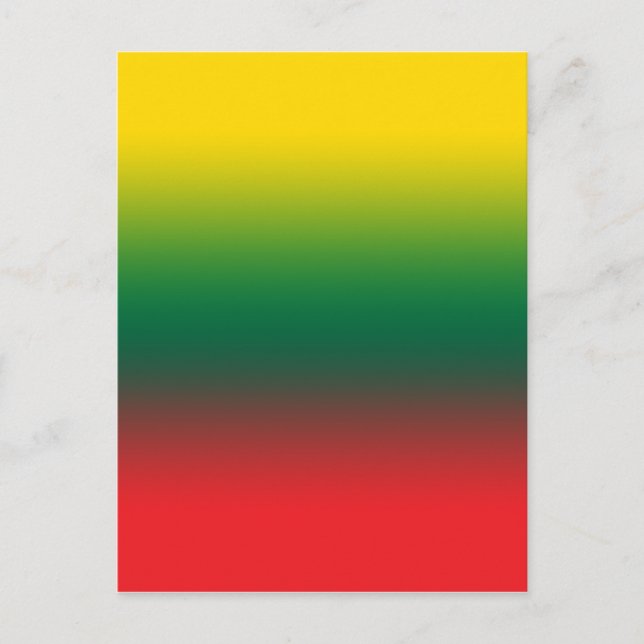 Gradient flag of Lithuania colors Postcard (Front)