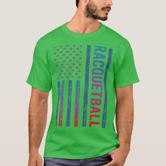 Gradient Flag Racquetball T-Shirt