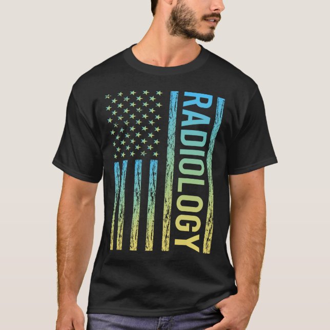 Gradient Flag Radiology T-Shirt (Front)