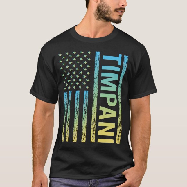 Gradient Flag Timpani T-Shirt (Front)