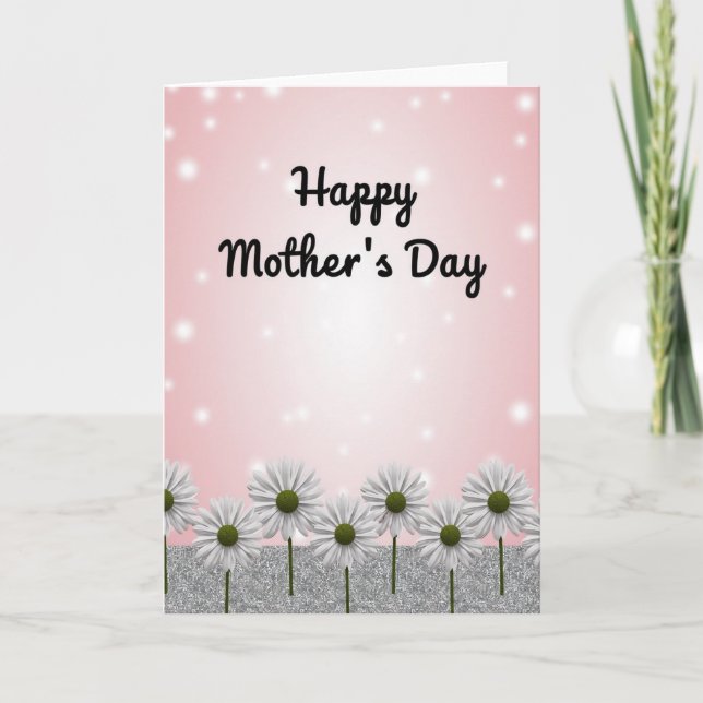 Gradient Floral Greeting Card (Front)