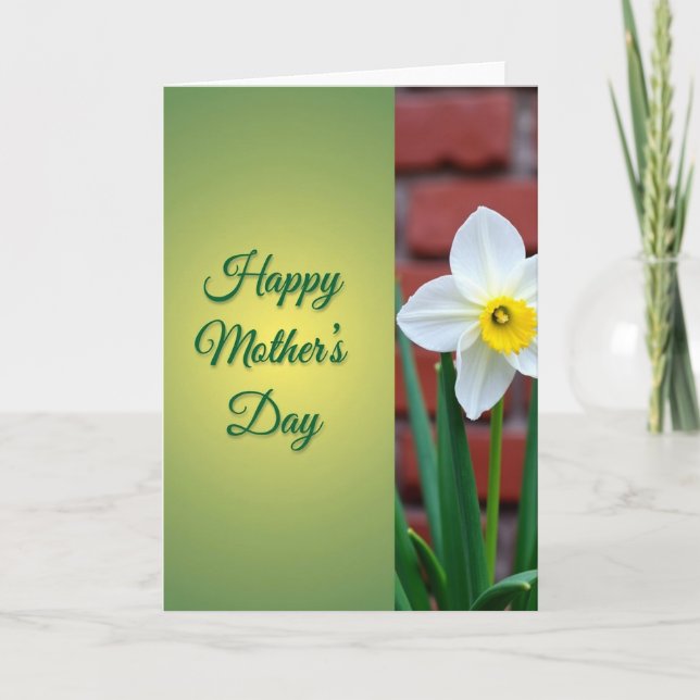 Gradient Floral Mothers Day Card (Front)