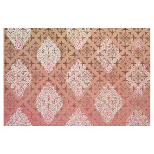 Gradient Floral Paisley | Ornamental Textile Print Fabric