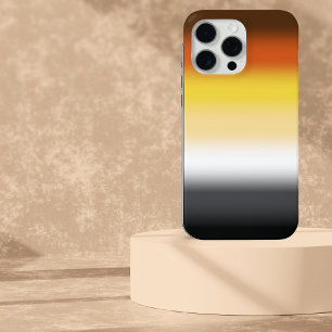 Gradient Gay Bear Pride Flag - Colorful Bear Flag iPhone 15 Pro Max Case