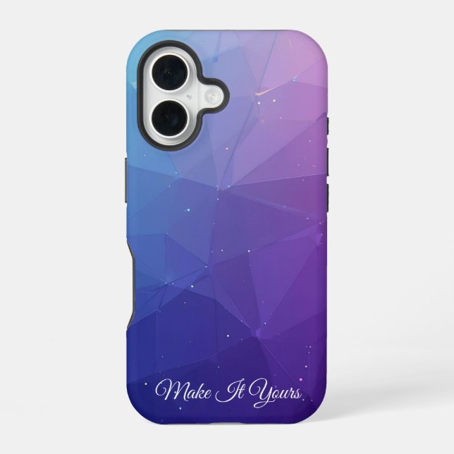 Gradient Geometric Case – Add a Name (Back)